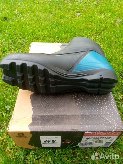 Лыжные ботинки salomon nnn 28,5см
