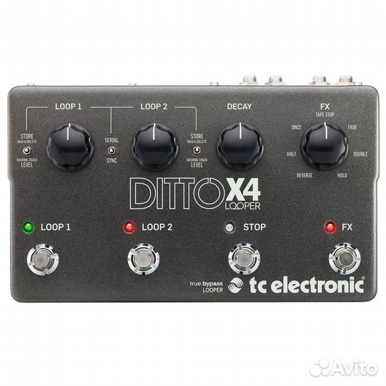 Педаль для гитары TC electronic Ditto x4 Looper