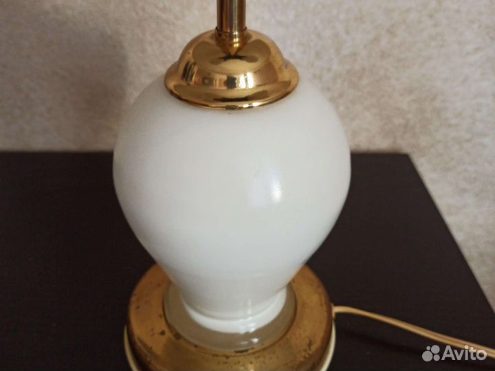 Парная настольная лампа СССР Белый светильник
