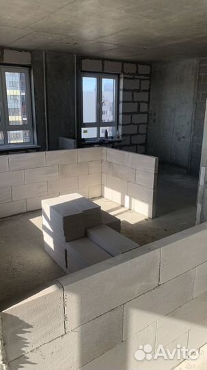 Перегородки из газоблока