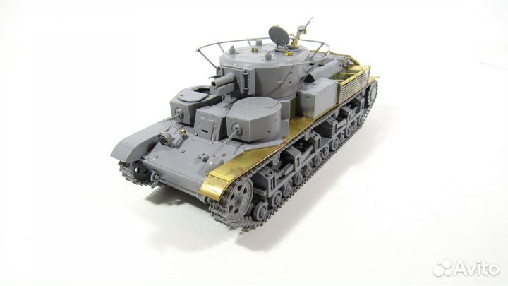 Микродизайн Т-28 Надгусеничные полки(Звезда), 1/35