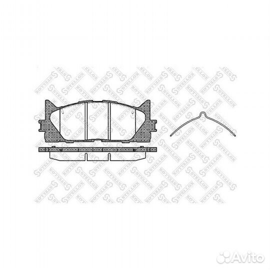 D2270 01 0446533450 колодки дисковые п. Toyota Cam