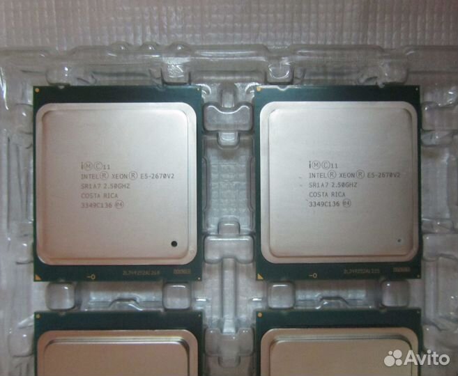 LGA 2011, E5-2670 v2 (10c/20t, 2.5-3.3 GHz), 1-2шт