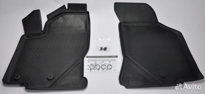 Коврики в салон полиуретан ваз 2190 Лада Granta