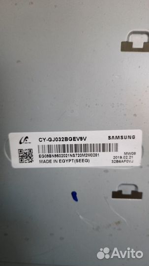 Модуль tcon для матрицы CY-GJ032bgev9V Samsung