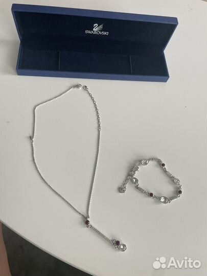 Колье и браслет Swarovski
