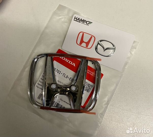 Эмблема на крышку багажника Honda Accord 8 2008-20