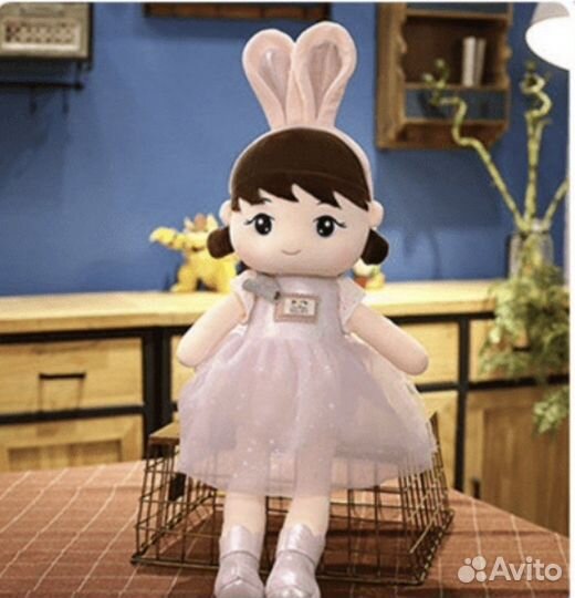 Мягкая игрушка, кукла - зайка