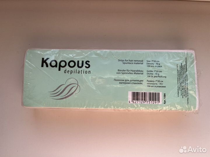 Шпатель, полоски для шугаринга