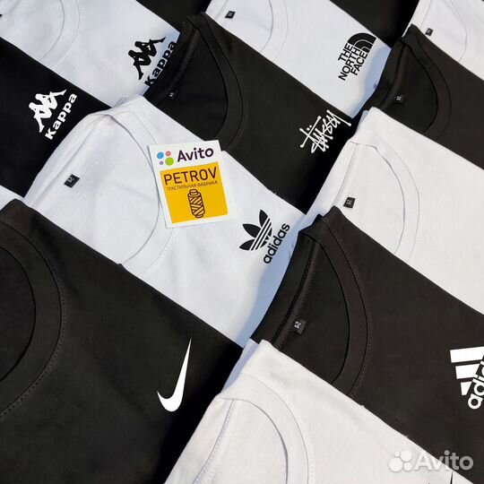 Футболки малый опт adidas 56 бел