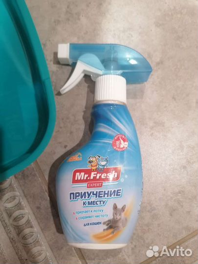 Лоток для котят, лопатка, приучатель к туалету