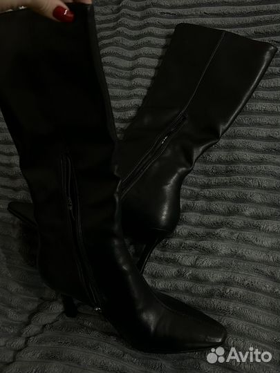 Сапоги женские на каблуке 38 размер