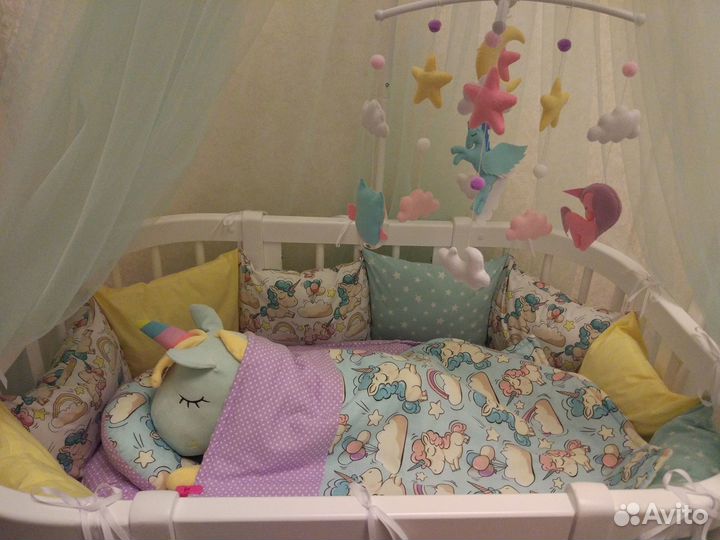 Кокон-гнёздышко для новорождённого комплект