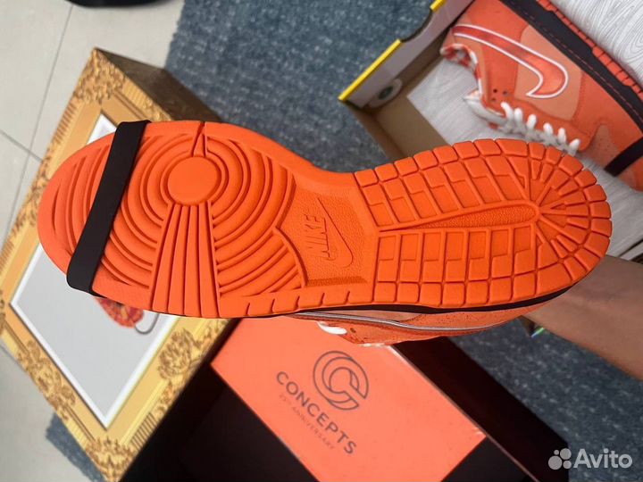 SB Dunk Low Concepts Orange Lobster