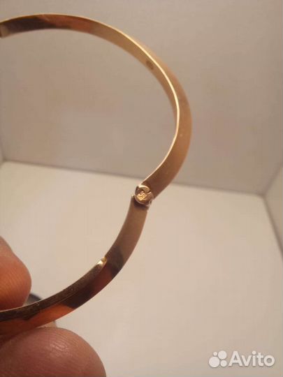 Золотой браслет с аметистом и жемчугом 56