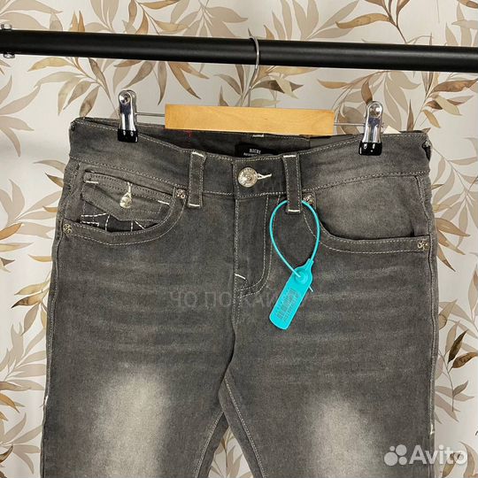 Джинсы true religion серые