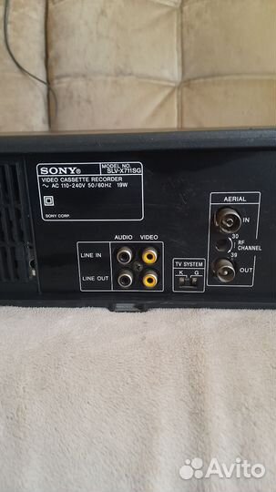 Видеомагнитофон sony