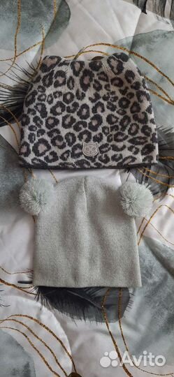 Шапочка для девочки на весну