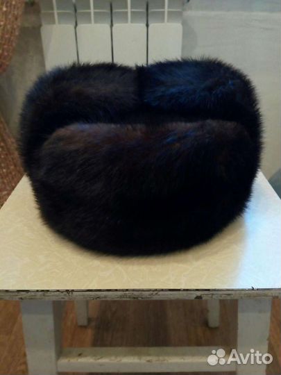 Мужская шапка из норки, р 56-57