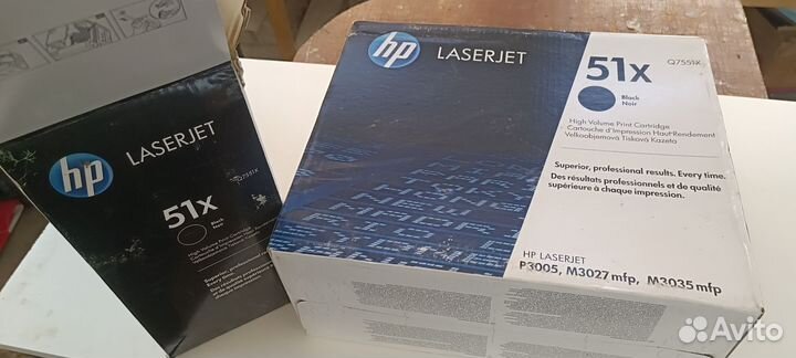 Картриджы новые HP Q7551X black Noir 51x