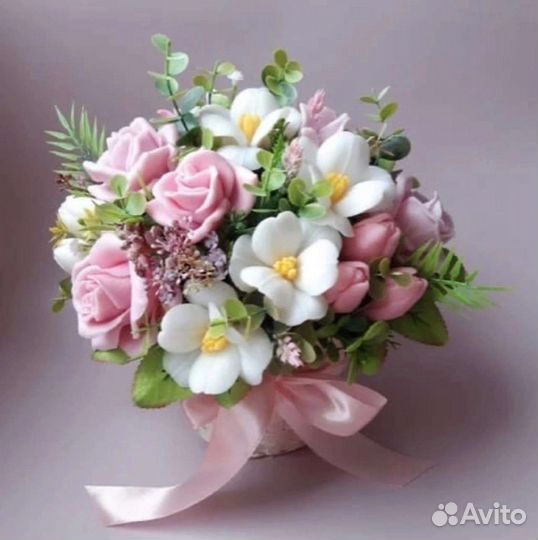 Букет из мыла