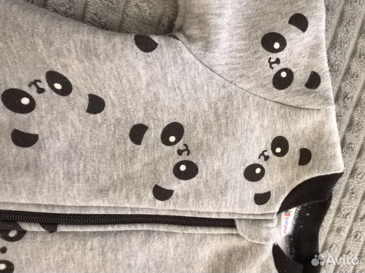 Комбинезон детский флисовый тёплый 74