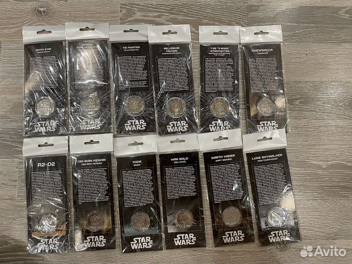 Star wars коллекционные монеты