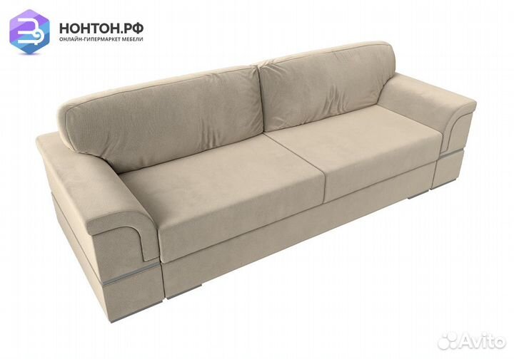 Диван еврокнижка Порту микровельвет бежевый