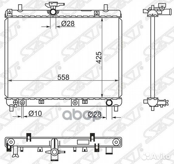 Радиатор Daihatsu Terios 06- / Toyota Rush 06-1