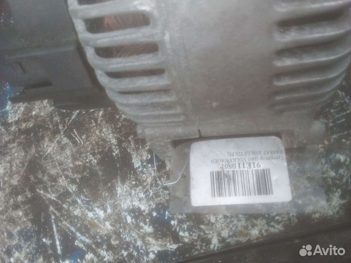 Фольксваген пассат б6 2.0 дизель генератор 180 амп