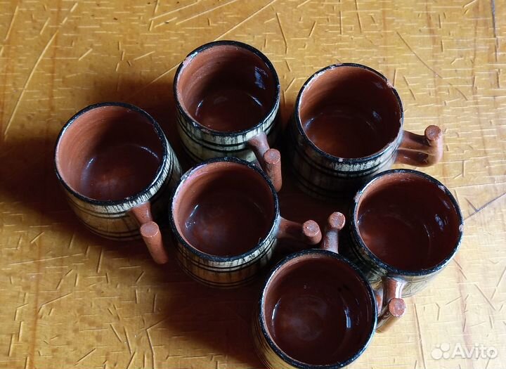 Кружка пивная керамическая в наборе