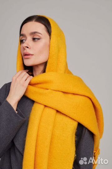 Палантин шарф женский теплый платок