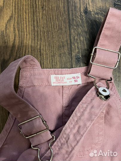 Джинсовый сарафан для девочки 92