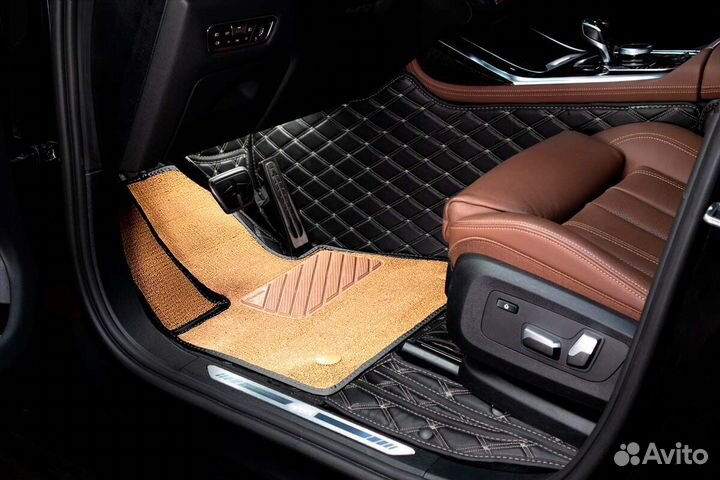 3D Коврики Hyundai Салон Багажник из Экокожи
