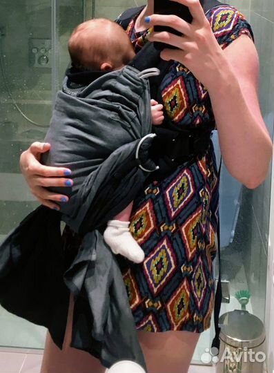 Слинг-эргорюкзак на 0-3 года