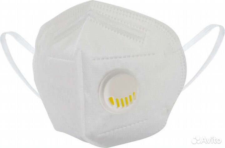 Маска-респиратор медицинская эирсейф с клапаном