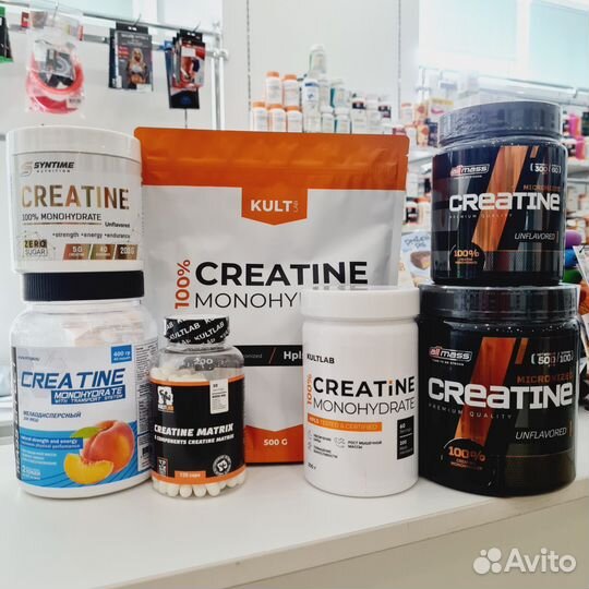 Креатин моногидрат Creatine 200-500гр