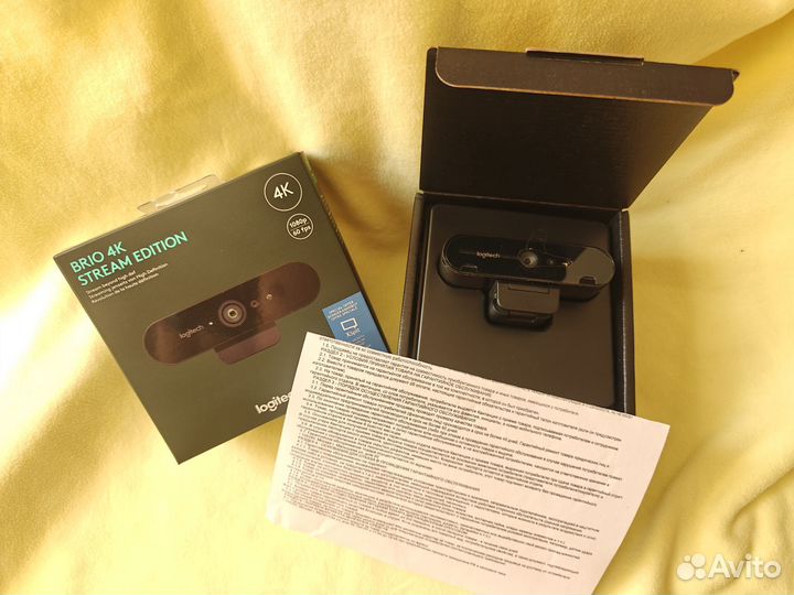 Веб-камера Logitech Brio 4K Stream Edition