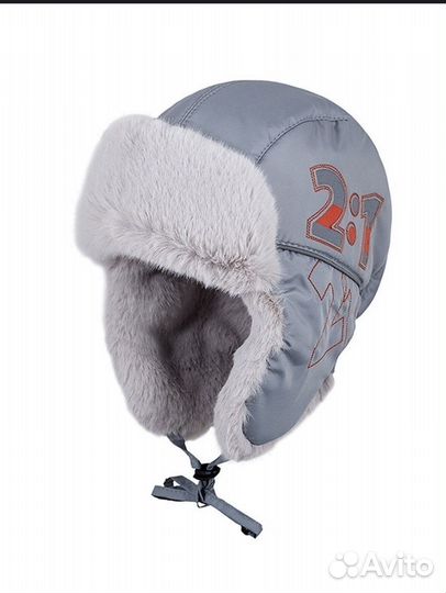 Шапка зимняя для малыша +шарфик