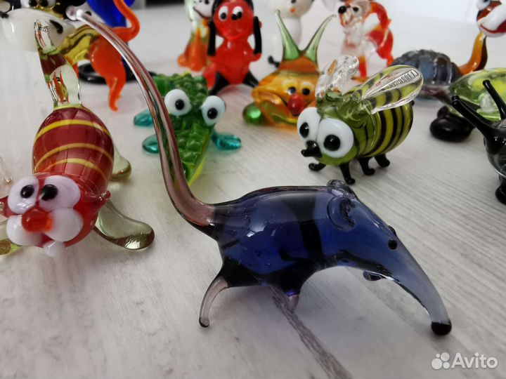 Коллекция стеклянных фигурок Гусь-Хрустальный