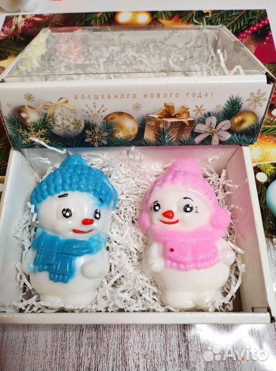 Мыло ручной работы Новогодние