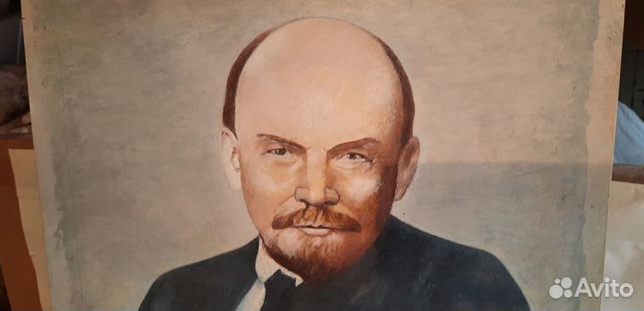 Портрет Ленина.Советская живопись маслом