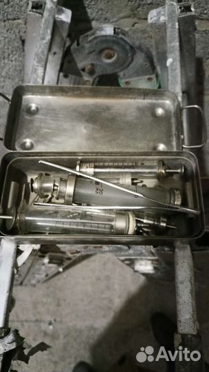 Набор шприцов иглы стирелизатор СССР