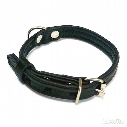 Ошейник 1350Ч hight line 35 мм без украшений длина