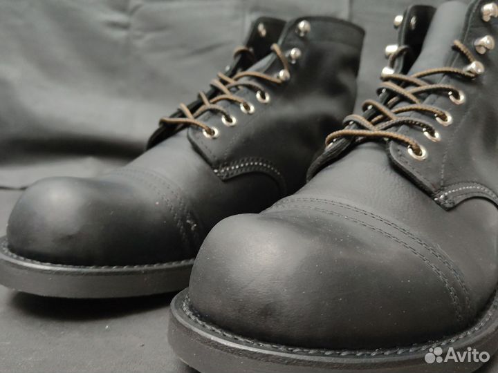 Ботинки а-ля Red Wing Total black 8111 43