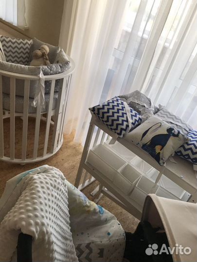 Бортики для детской кроватки