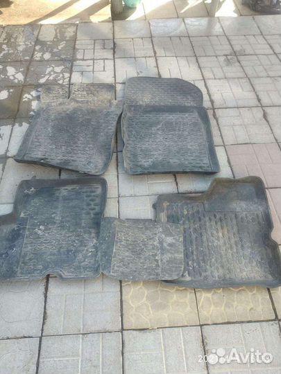 Коврики салона резиновые Ларгус