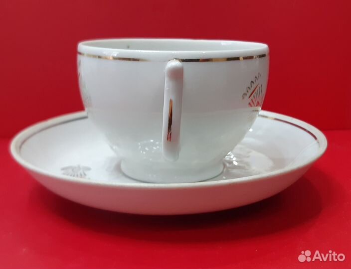 Фарфоровая чайная пара. Вербилки. 1950-е г