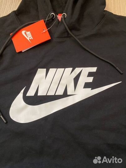 Толстовка (худи) Nike Swoosh sports Unisex черная