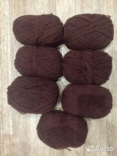 Пряжа шерсть 3х расцветок